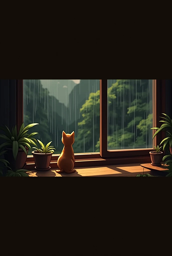The background image of listening to the rain outside the window was uploaded to the background image platform.. The background image of listening to the sound of rain outside the window is a computer wallpaper that is included in the landscape category. The window wallpaper is a dynamic wallpaper.. Listen to the sound of rain outside the window. The background image size is 3840x2160.. If you want to use a high resolution wallpaper, Please download the Yuanqi Wallpaper client to use the high-quality background image of listening to the rain outside the window..((A cat sits and watches the rain fall.))