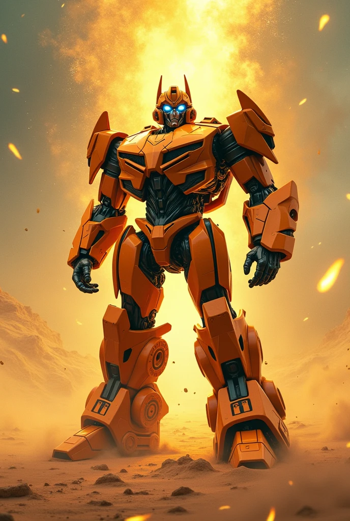 Transformers Bumblebee in sand alien orange with HXY,On the sand in the storm, Particles, Fragments, Bizarre, painting, Sid Mead, carney griffith brush strokes, Paint dripping )) - Unreal Engine 3D; symbolic meaning; rich and colorful; polishing; hard; Ultra-high resolution; 3D Stereoscopic; 16K", Full-color biomechanical human, Low contrast, Soft movie lighting, Mixed Exposure, HDR, front, Center, symmetry, painted, complex, Volumetric Lighting, beautiful, A masterpiece of intense and rich colour, Clear focus, Extremely detailed, Dan Mumford and Mark Simonetti's style, Astrophotography,Full body image、Front view、Masquerade、Put on a mask,Cover your eyes、Black Venetian mask、Black lace mask、Adult Miss、Radiant Skin, (Delicate face),Tattoo, Jewelry, , night, Blonde, curls, beautiful soldier, Beautiful appearance, Smile, Perfect style, Perfect balance, Delicate skin, Best image quality、Detailed image quality、beautiful、 Miss