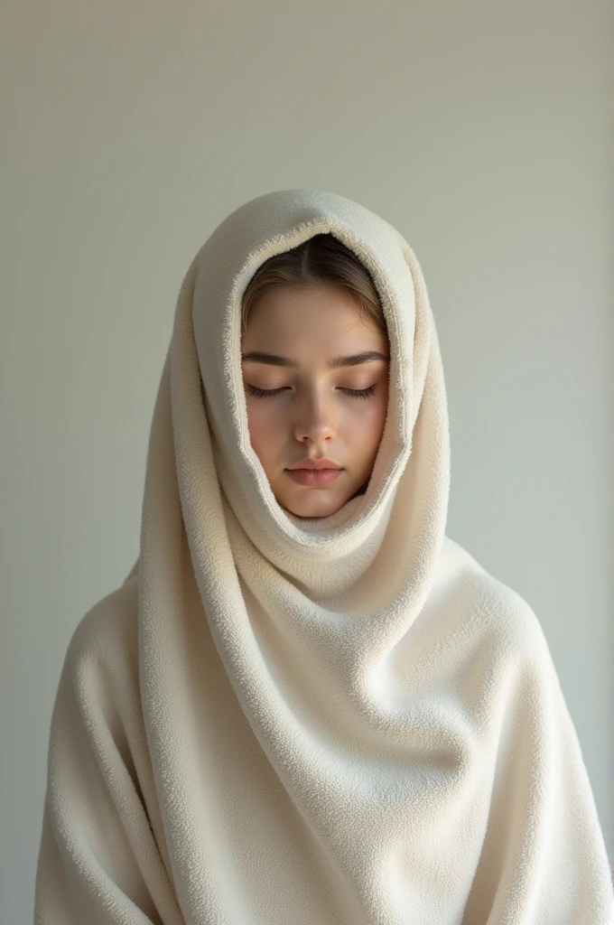 Hijab in towel