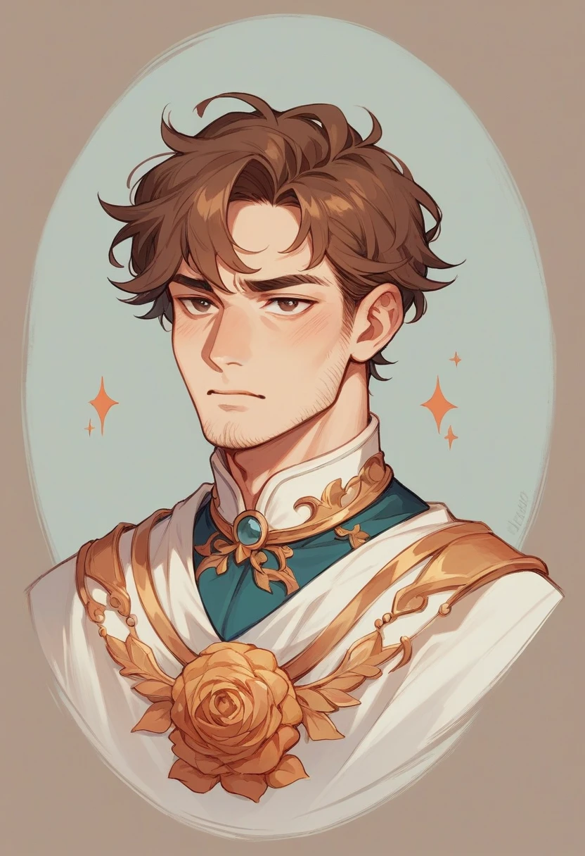 Make a blond princess marry with brown hair prince