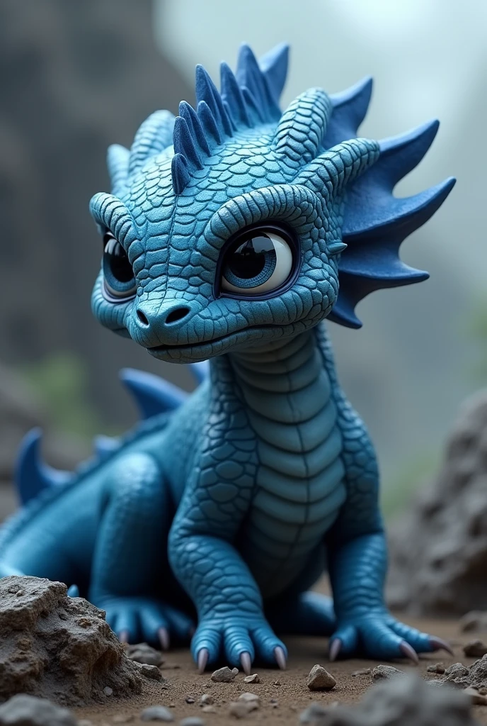 Make a baby blue dragon. Less cute