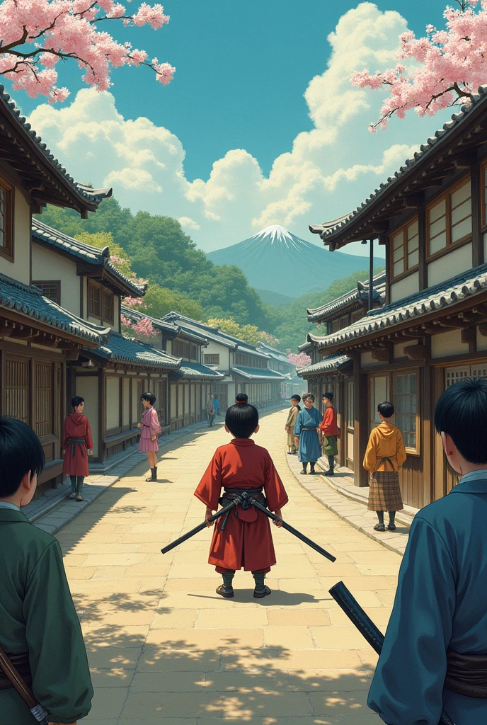 Once upon a time, in a small village in Japan, a young samurai named Hiroshi. He was small in stature, but great in courage. Everyone in the village admired his determination., because Hiroshi never gave up, no matter the challenge.