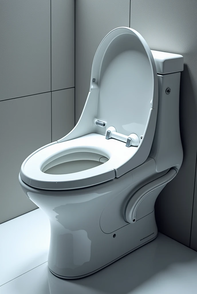 Space rocket shaped toilet seat