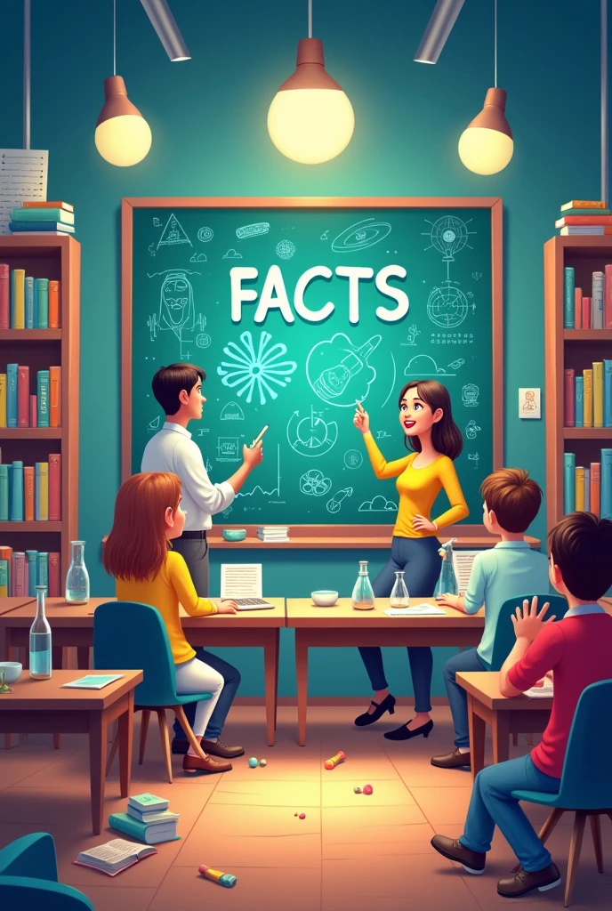 Make a banner for facts YouTube channel in landscape with 1025 x 577 resolutions 