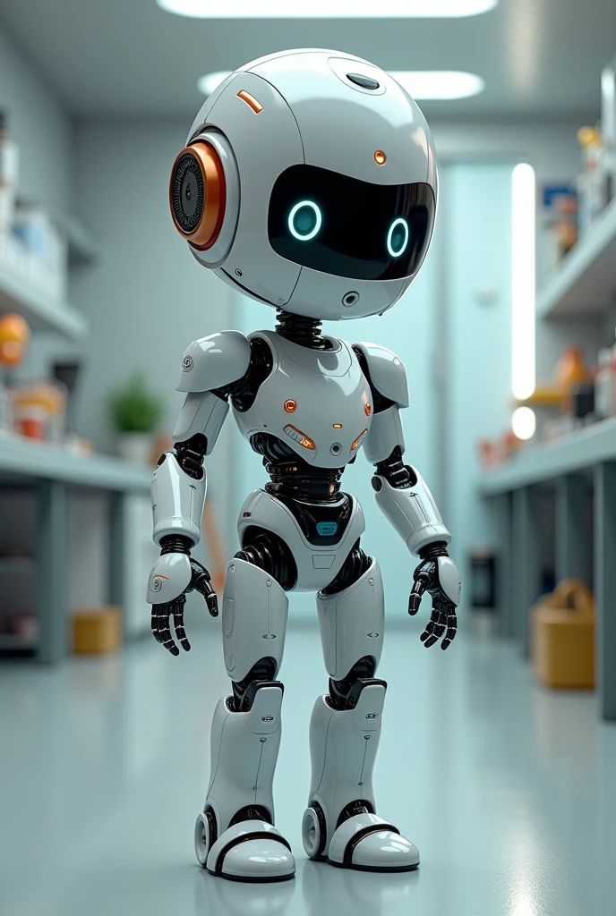 A YOUNG ROBOT BOY