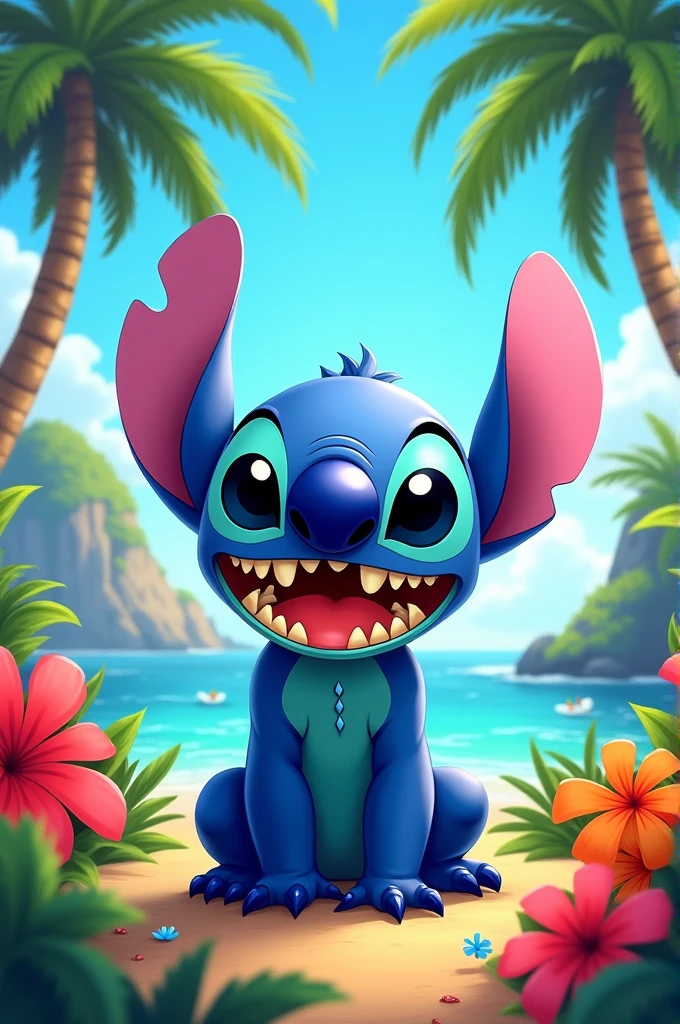 Disney pixar poster stitch
