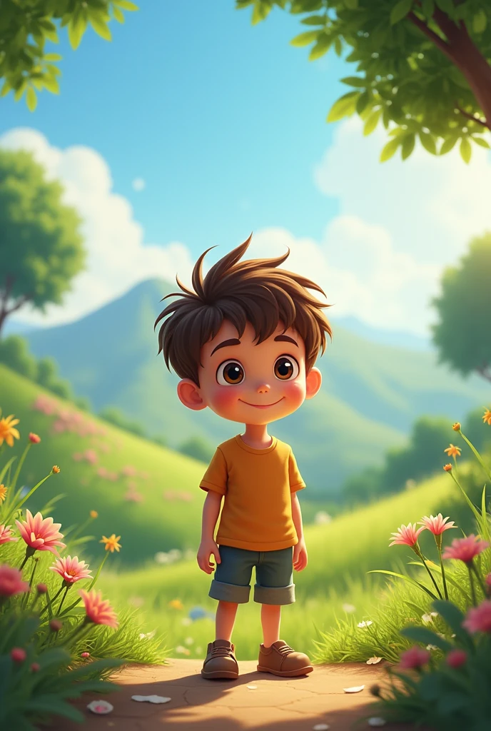 A boy 