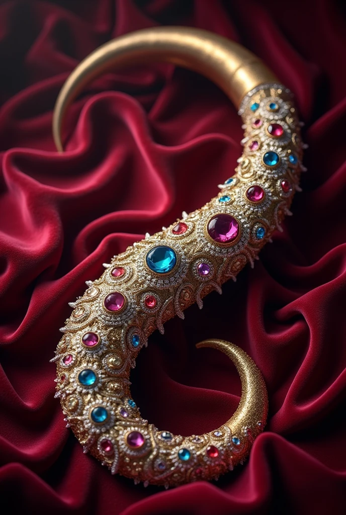 Horn with jewels