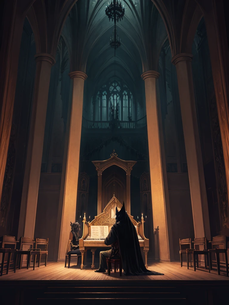 horror , in the Haunted Mansion , An eerily towering Gothic-style Western-style building, The 999 ghosts living here are waiting to add you to the 1000th friend, A portrait with shining eyes, a piano that suddenly starts ringing even though there are no people, And before I knew it, sitting next to you...!?