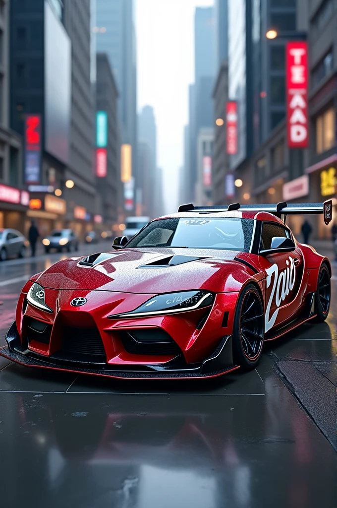 A supra mk4 with name zaid