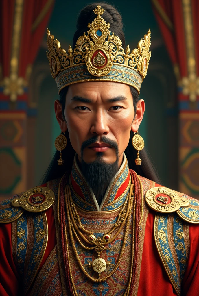 Myanmar king Bayint Naung,4k, realistic
