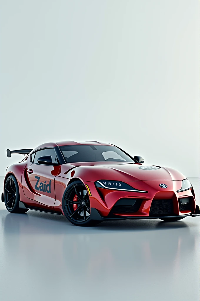 A Toyota supra merk 4 with name zaid 