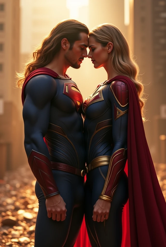 Captain marvel getting fucked by superman. Nude. Realistic
