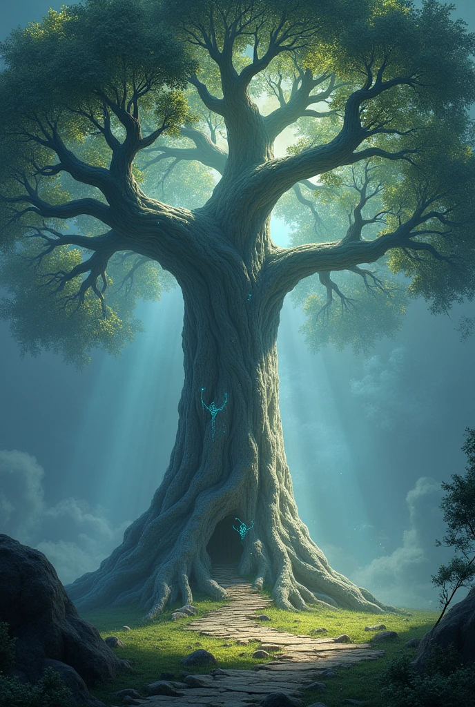 A Enchanted Tree:

• Appearance: Bark glowing silver, branches humming with ancient wisdom.

• Voice: Gentle and soothing.

• Wisdom Shared: Life's tapestry woven with curiosity, kindness, and courage.
