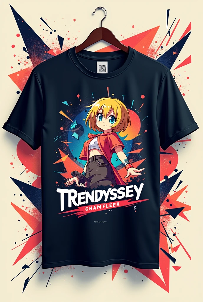 Trendyssey company t shirt with anime high graphic design shirt 