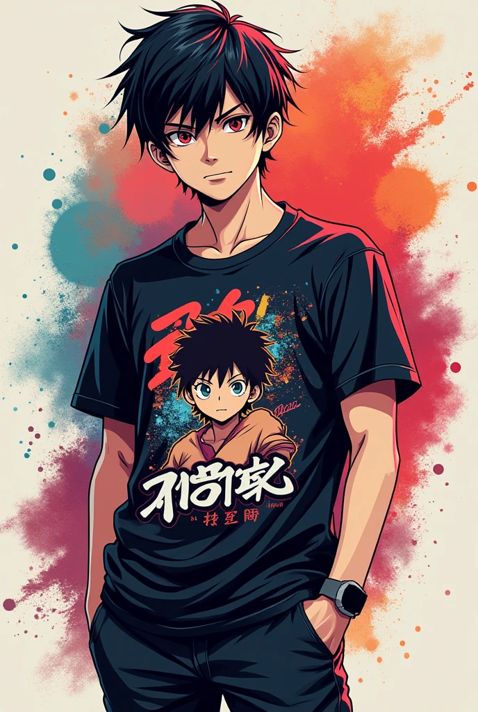 Trendyssey company t shirt with anime high graphic design shirt for men