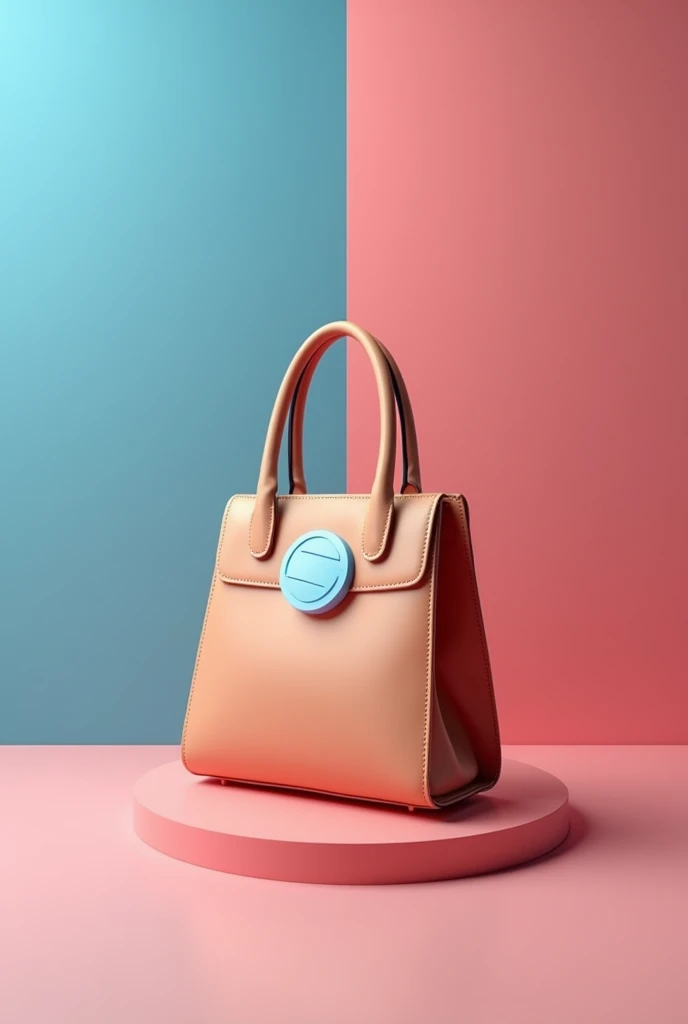 I want a Profile Picture of my Instagram Store of  Branded bag which has Front logo Put on Circular round thing and best Colour Combination