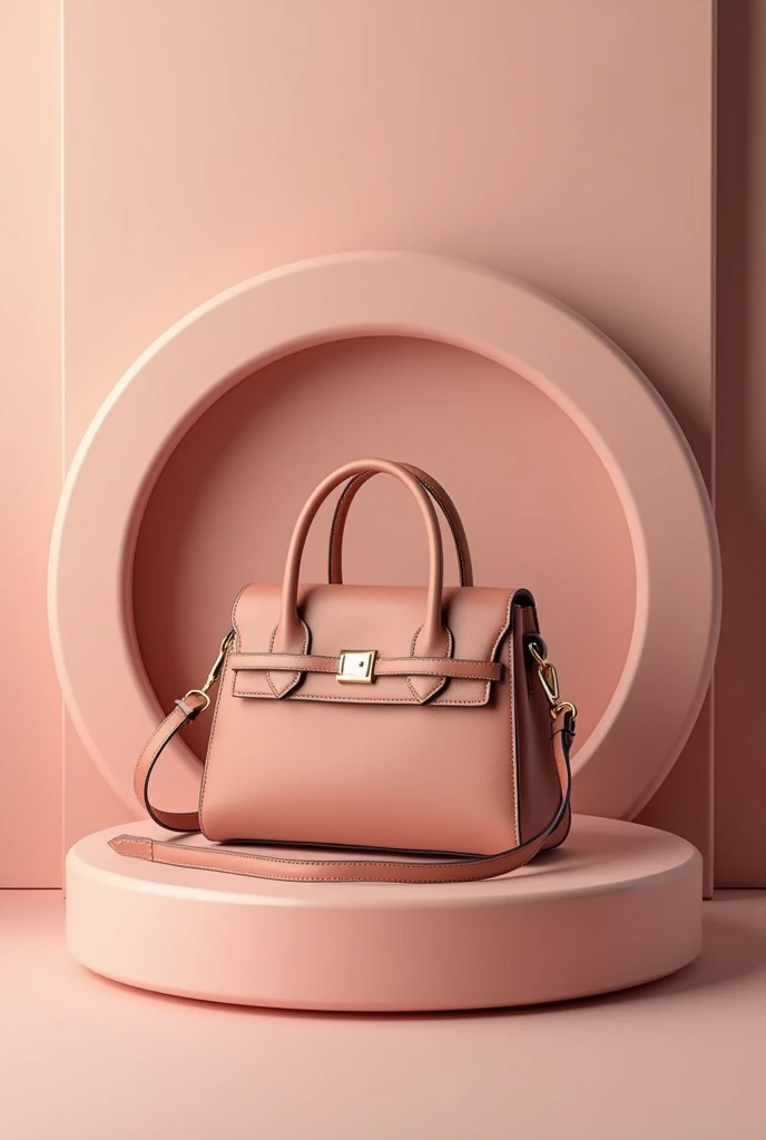 I want a Profile Picture of my Instagram Store of Branded ladies bag Put on Circular round thing and best Colour Combination
