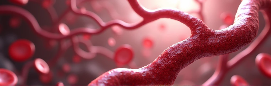 Red blood cells flow freely in realistic arteries.