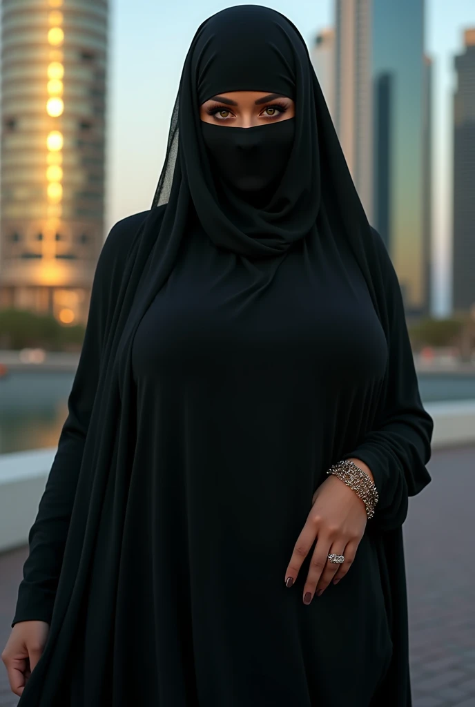 Big boobs hot photos in burqa in dubai