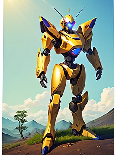 Highest quality，A robot with a sleek body，A picture of a robot with lots of numbers on it, A mix of anime robots and organic matter, japanese Mecha, # Mecha,Mecha animal, Mecha robot details, Mecha inspired, cool Mecha style, pterodactyl Mecha, Masterpiece Concept Art, vitruvian Mecha、Colorful body