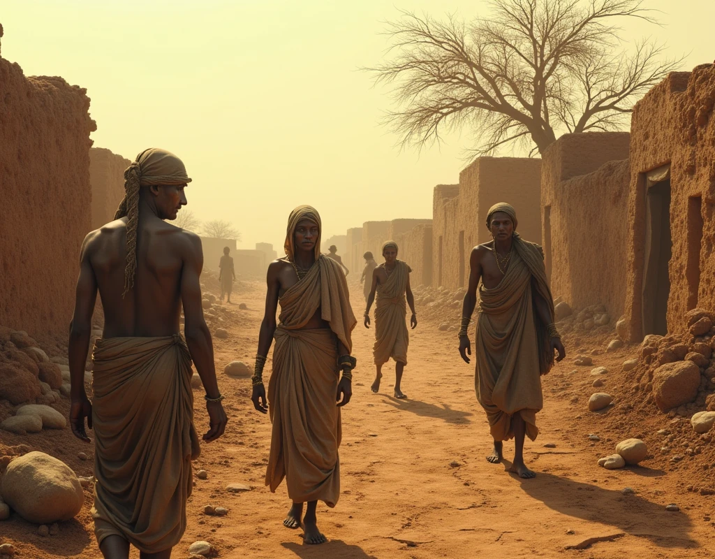 Due to severe famine and drought in Rajasthani