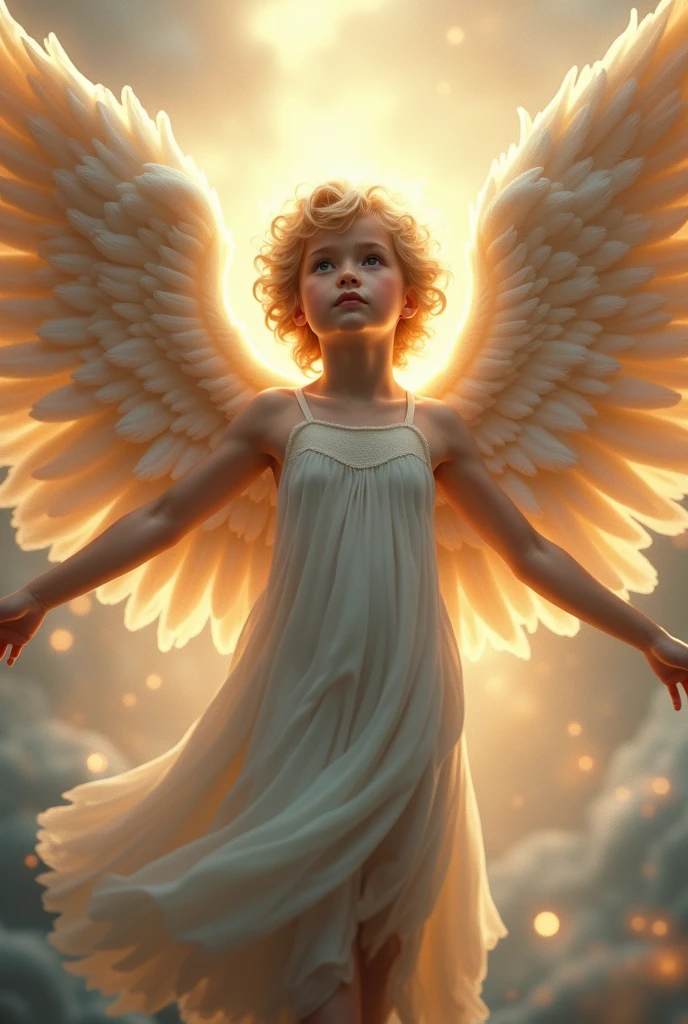 Cherubim angel with multiple wings
