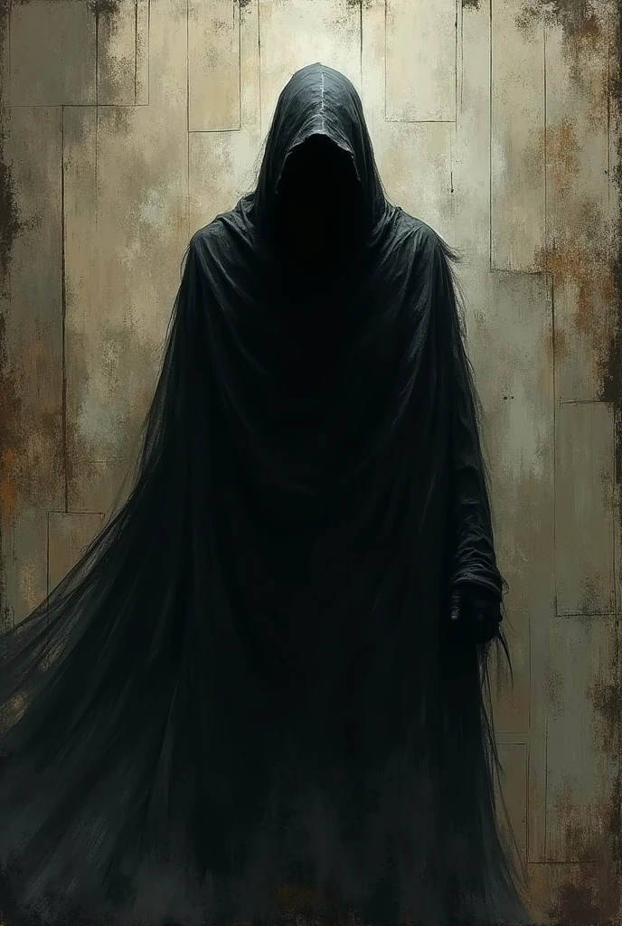 A dark shadow sits on a ragged piece.
