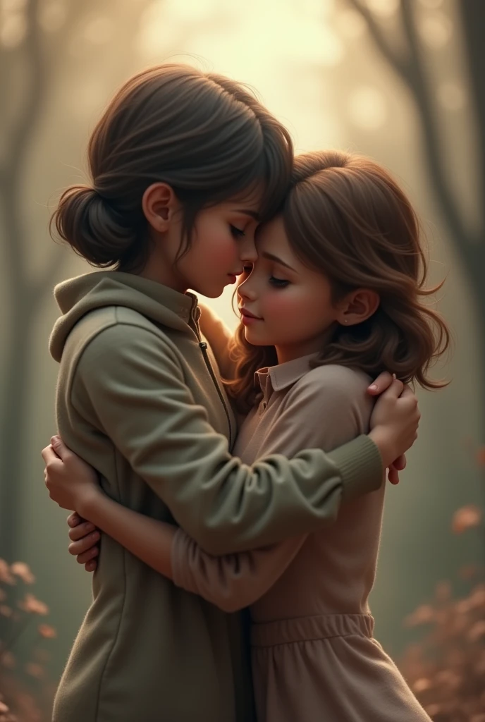 Make them hug each other
