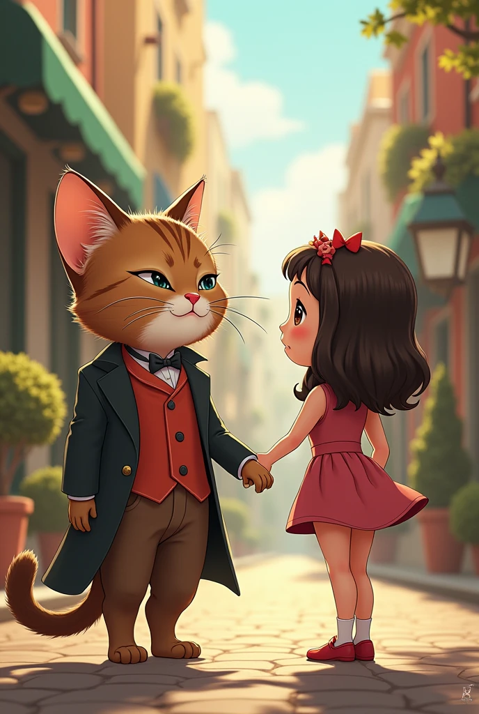 Fashionable cat falls in love with a girl 
And girl ditches him 



  

 