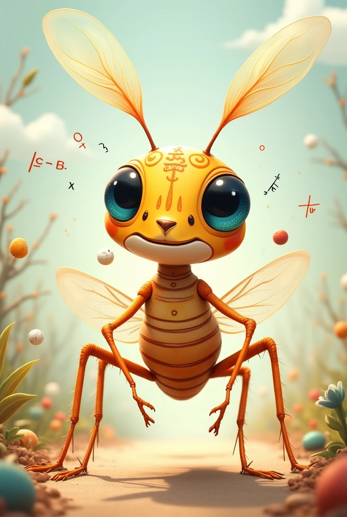 cute AI pic of cricket of laws of motion"