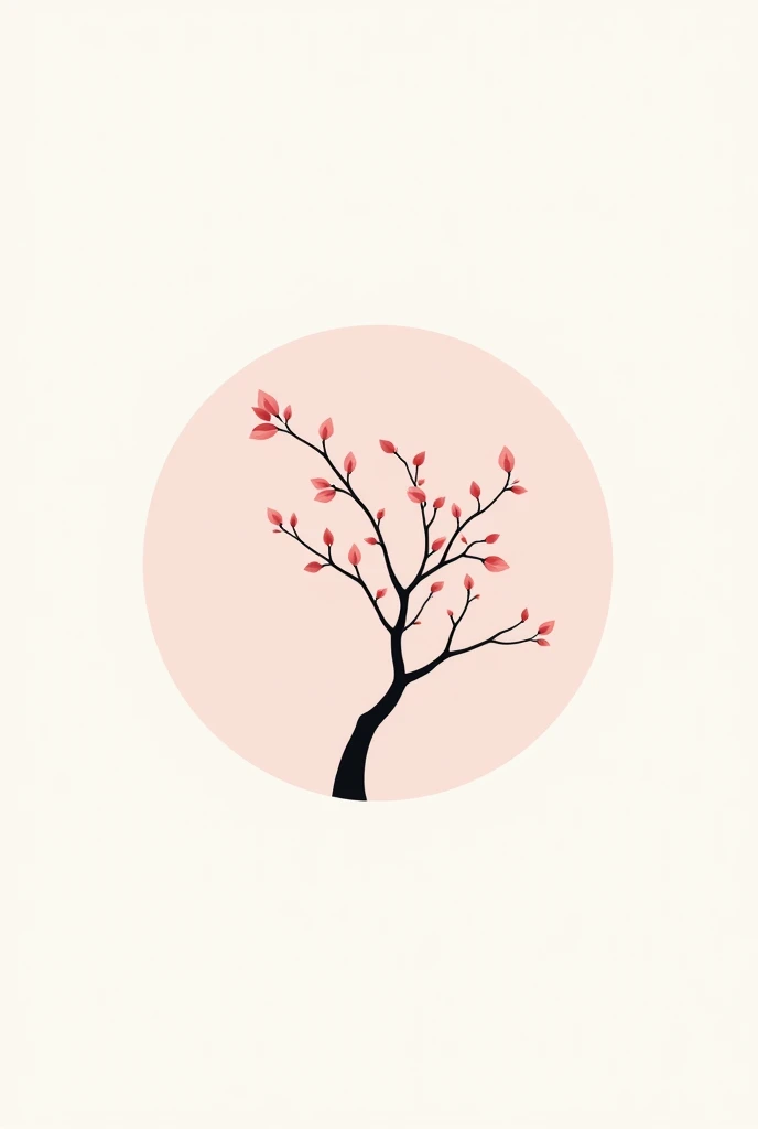 Logo for Japanese culture store, call "SAKURA SHOP" in the Japanese style and using a Japanese cherry tree as the main base, that it is simple and pleasing to the eye