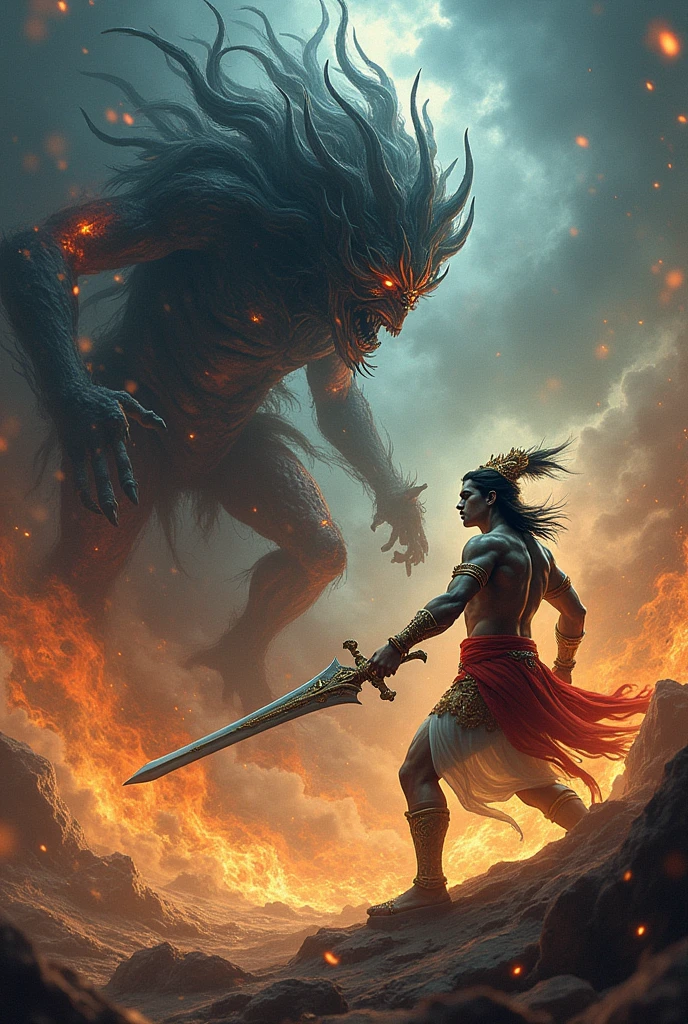 Last Krishna 's last avatar kalki and fighting with kali
