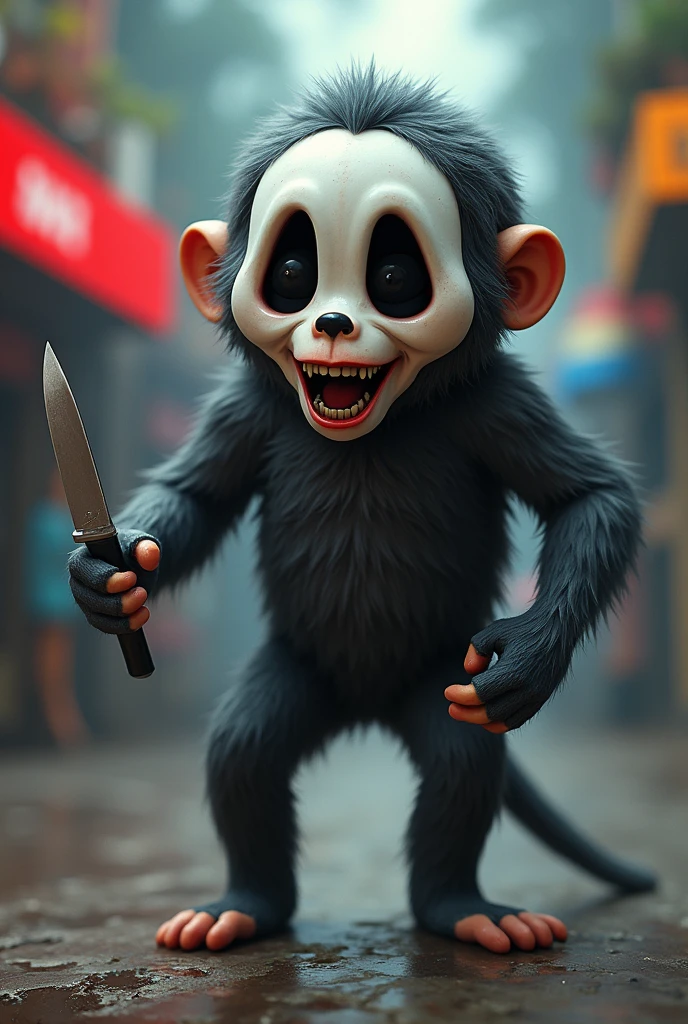 ghostface monkey funny