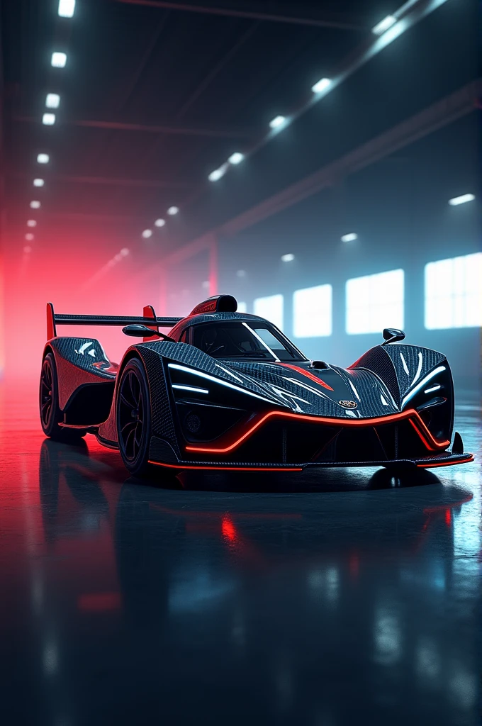 Take a picture of a car called slingshot with f1 aerodynamics