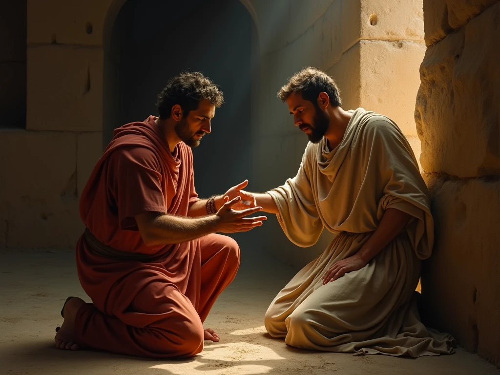 Ananias healing Saul