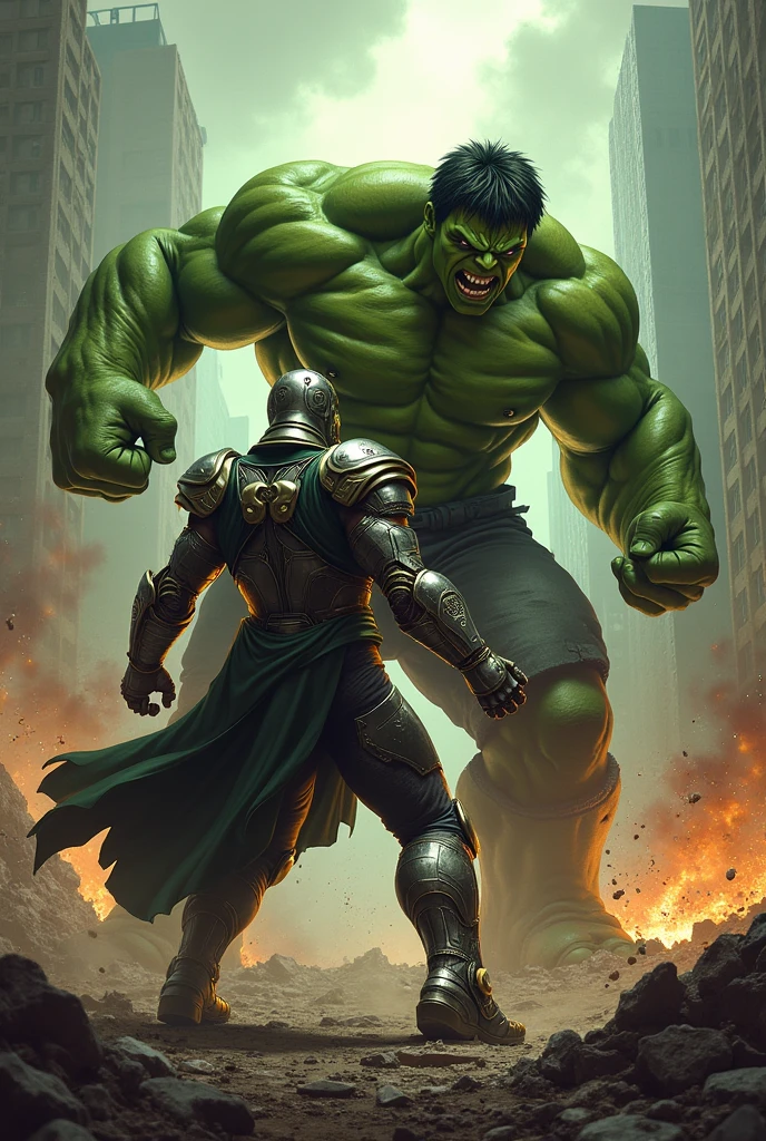 World breaker Hulk vs Dr doom picture