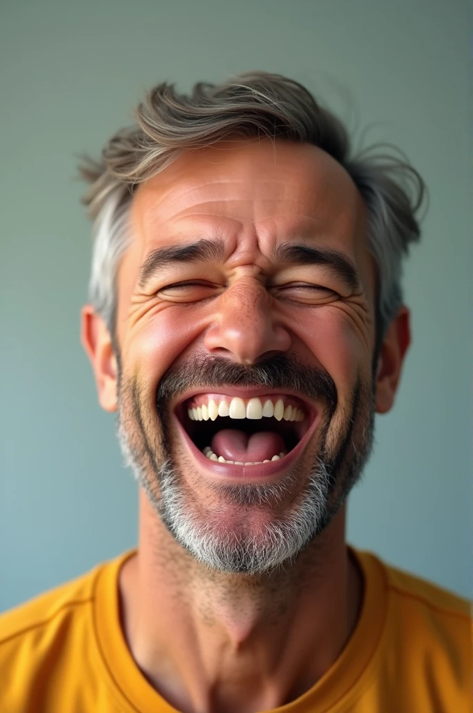 Man laughing
