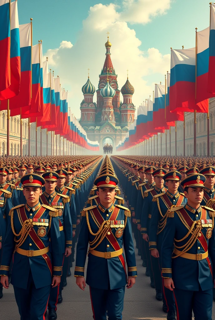 Russia parade in pt and aoa album photo