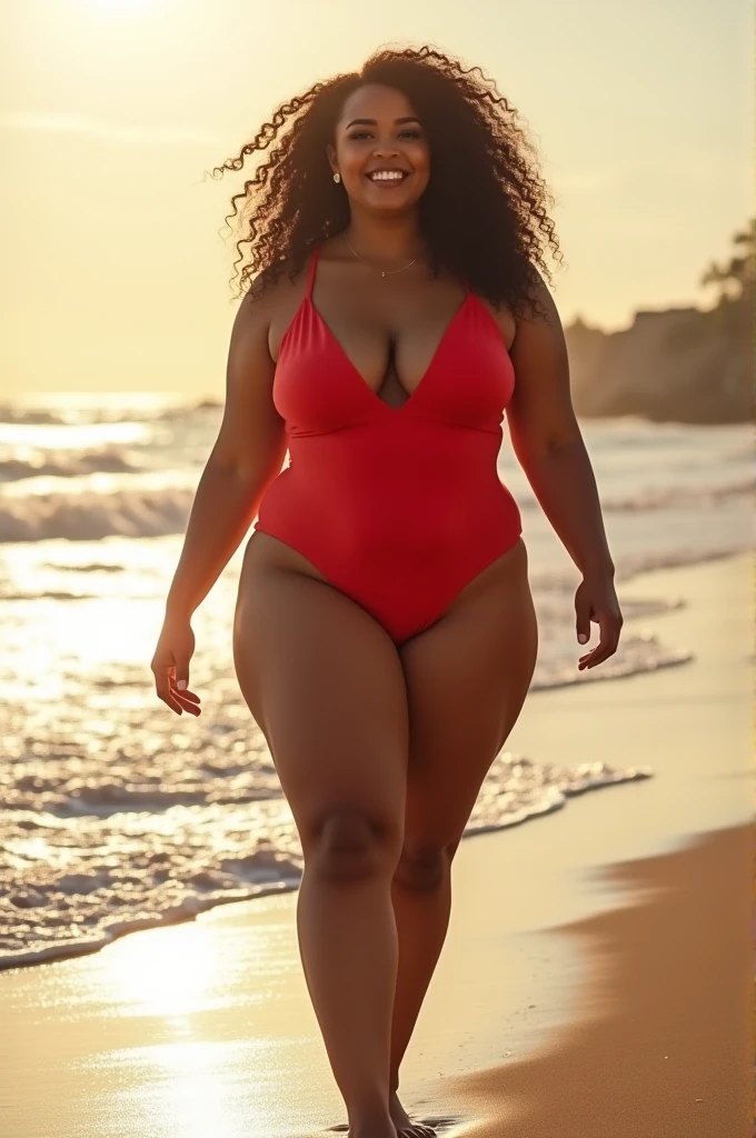 The fattest girl on the beach
