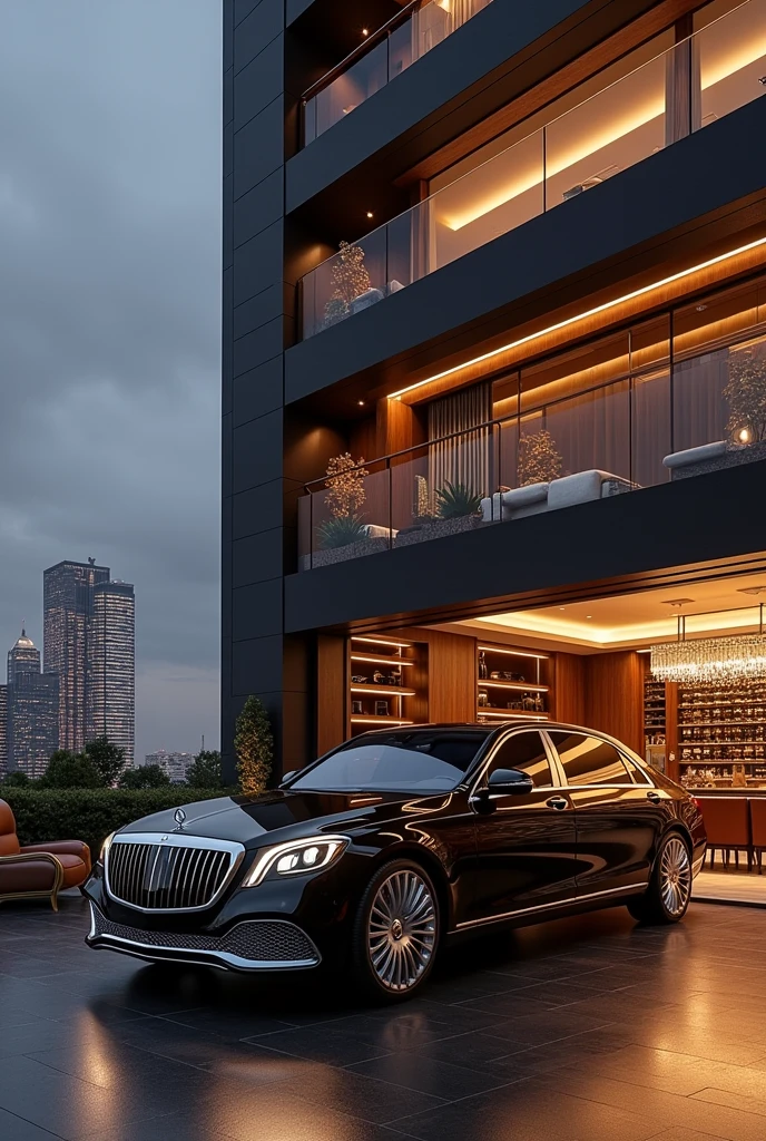 Mercedes Maybach luxurious life style and one apartment 