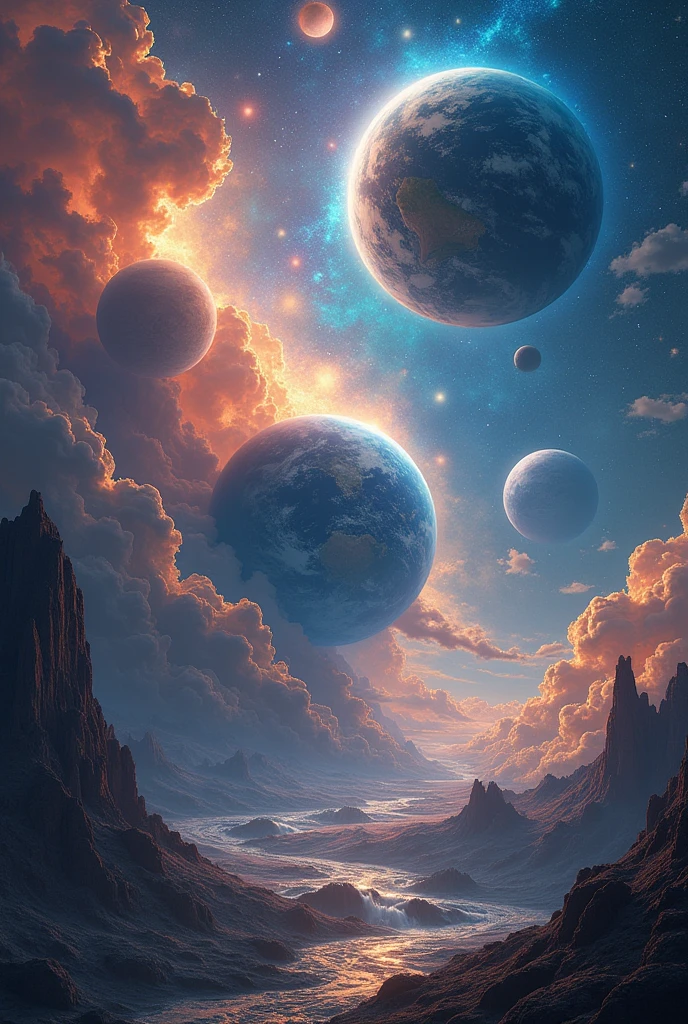 Eart, Pluto, Neptune all