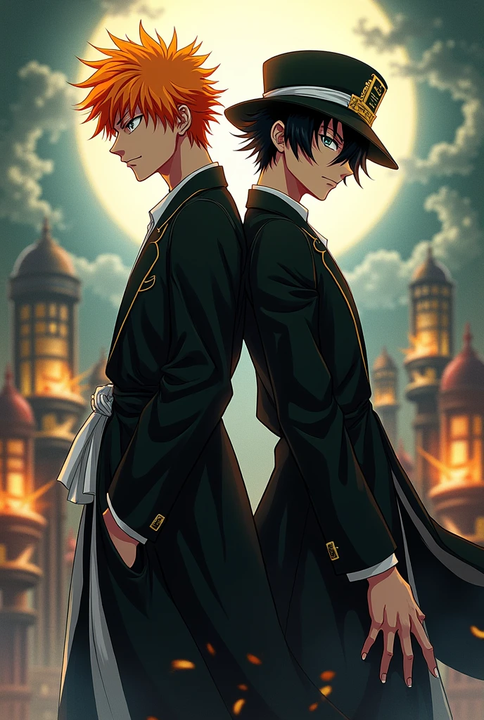 Ichigo kurosaki and Kisuke Urahara cool pfp