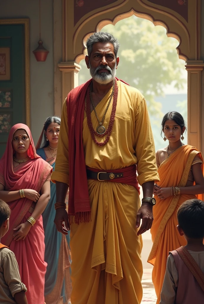 Indian fathers hold family responsibility