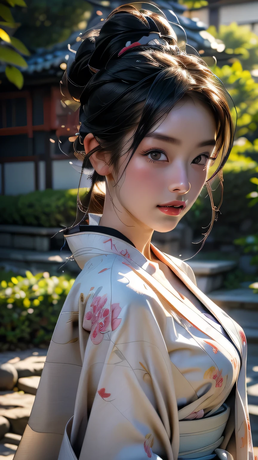  ((短い丈のkimono)), (Cinematic Light, 最high quality, 8k, masterpiece: 1.3), (The world is wonderful, Japanese Goddess, One beautiful woman in the Japan), (necklace, bracelet, anklet, Leg Ring), (Cleavage, sexly, Highly detailed breasts), (Big Tits), 短い丈のkimono, classic 短い丈のkimono, kimono, Japan kimono, intricate geisha 短い丈のkimono, blue kimono with floral pattern, Japanese style, wearing 短い丈のkimono, Legs wide open, Inspired by Kano Hogai, masterpiece, 最high quality, high quality, High resolution、((Upper body portrait))､((Pause＿random)), ((短い丈のkimono))