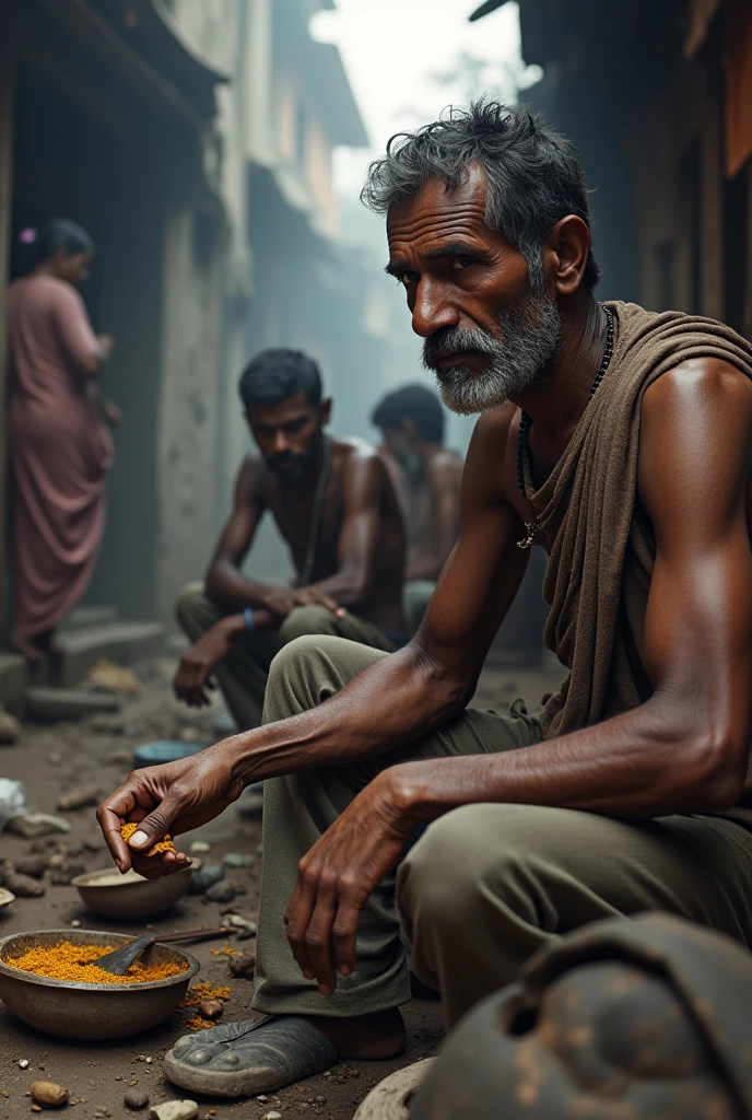 Indian poor fathers rool in families 