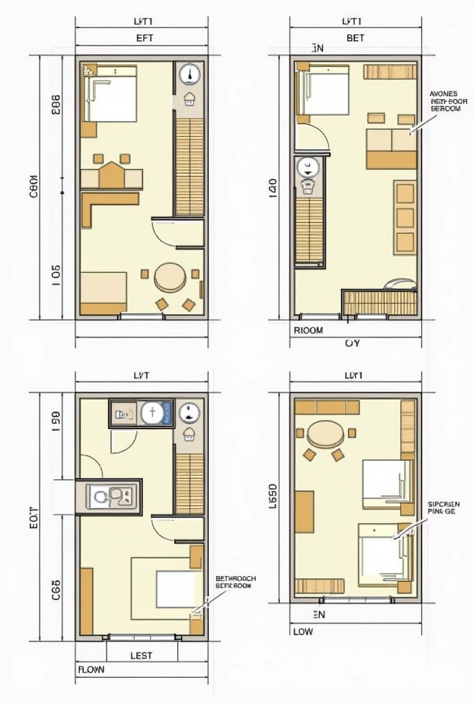 Create a floor plan for a house that has 2 bedrooms