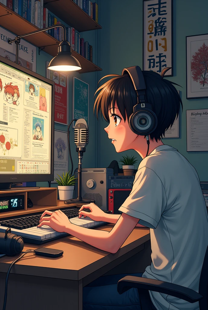 Otaku recording scenario