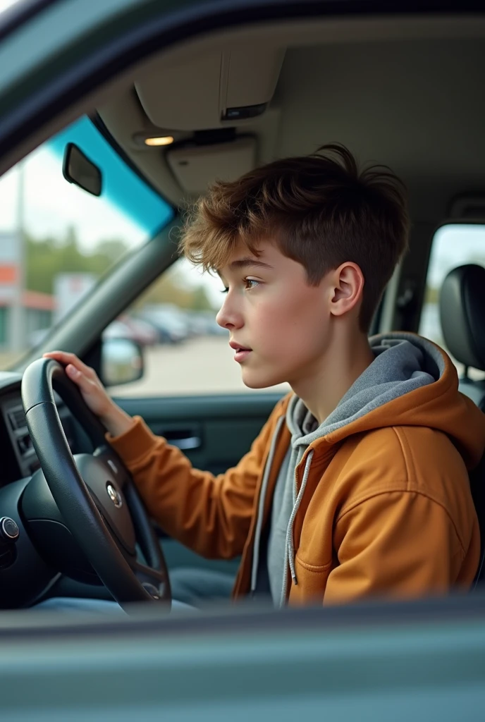 ager in a car