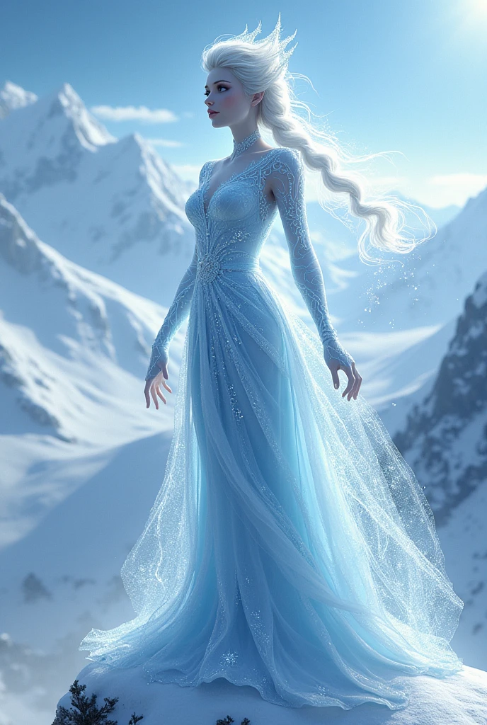 Beautiful Ice Spirit、The snow queen、Extremely cold、Snow Mountain、Diamond dust、Hunter Proposal